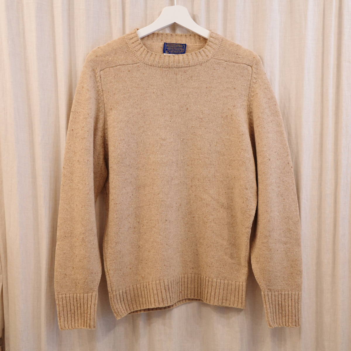 全日本送料無料 70s vintage PENDLETON Shetland Wool knit Lサイズ