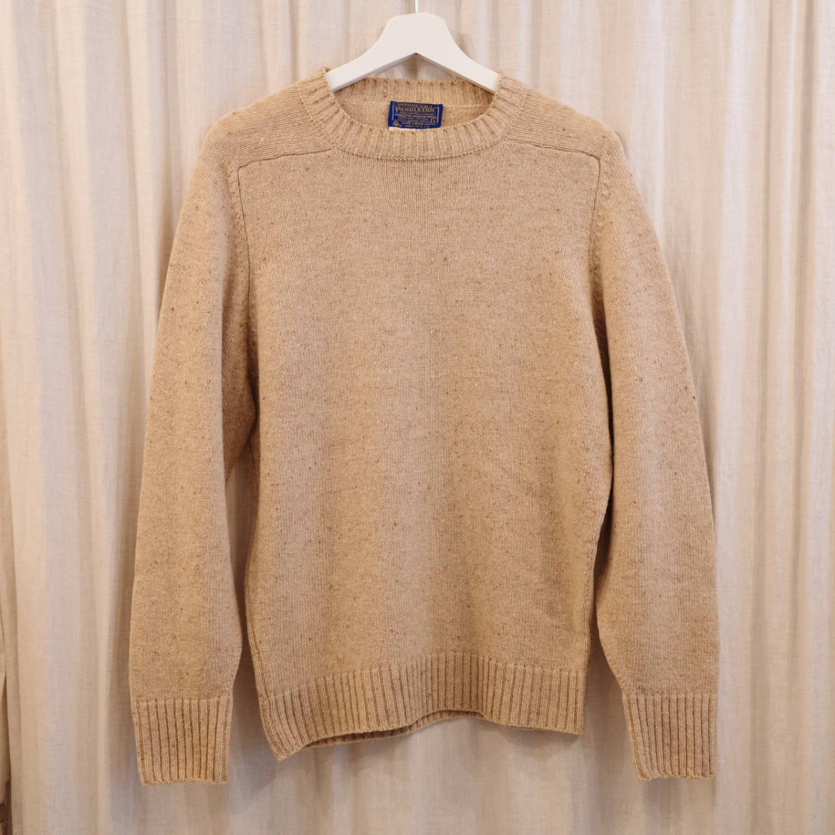 70s vintage PENDLETON Shetland Wool knit Lサイズ MADE IN USA ペンドルトン シェットランドウール セーター_画像1