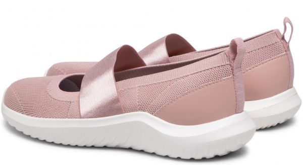 Clarks 24cm легкий Loafer Flat балет розовый ремешок туфли без застежки soft подошва каблук ботинки спортивные туфли туфли-лодочки RRR77