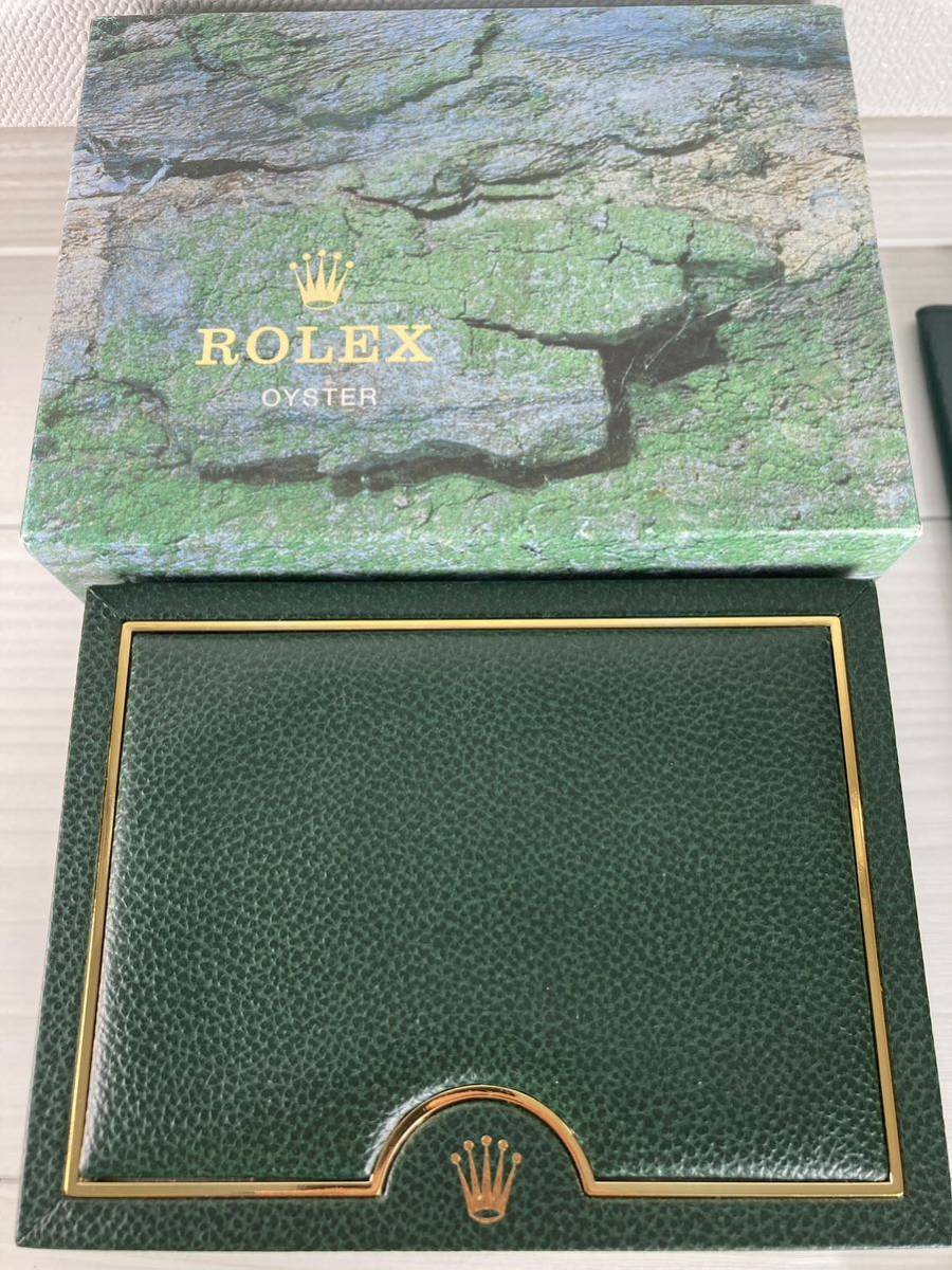 白文字盤 16570 シール ロレックス エクスプローラー2 箱 空箱 ケース BOX ROLEX EXPLORER II case 冊子 booklet 付属品 カレンダー 2002年_画像3