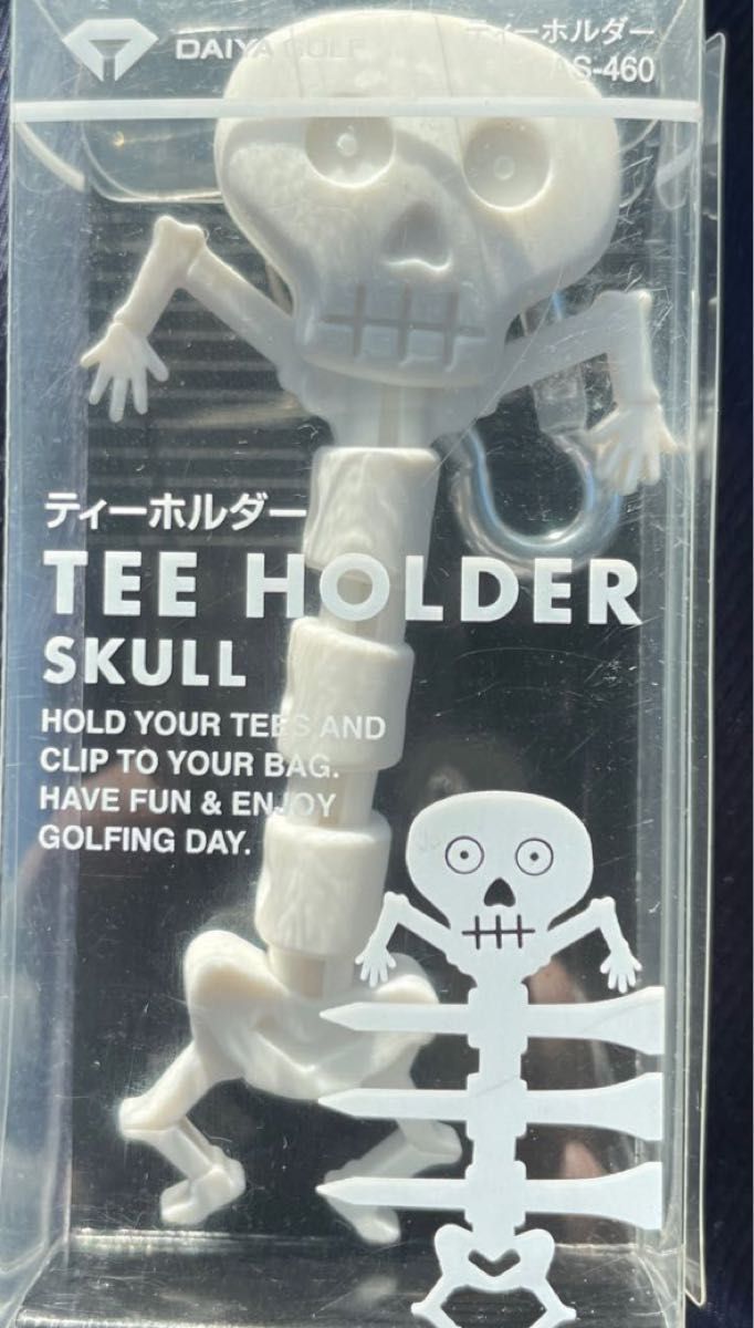ティーホルダー スカル ガイコツ ゴルフ ホワイト1つ|Yahoo!フリマ