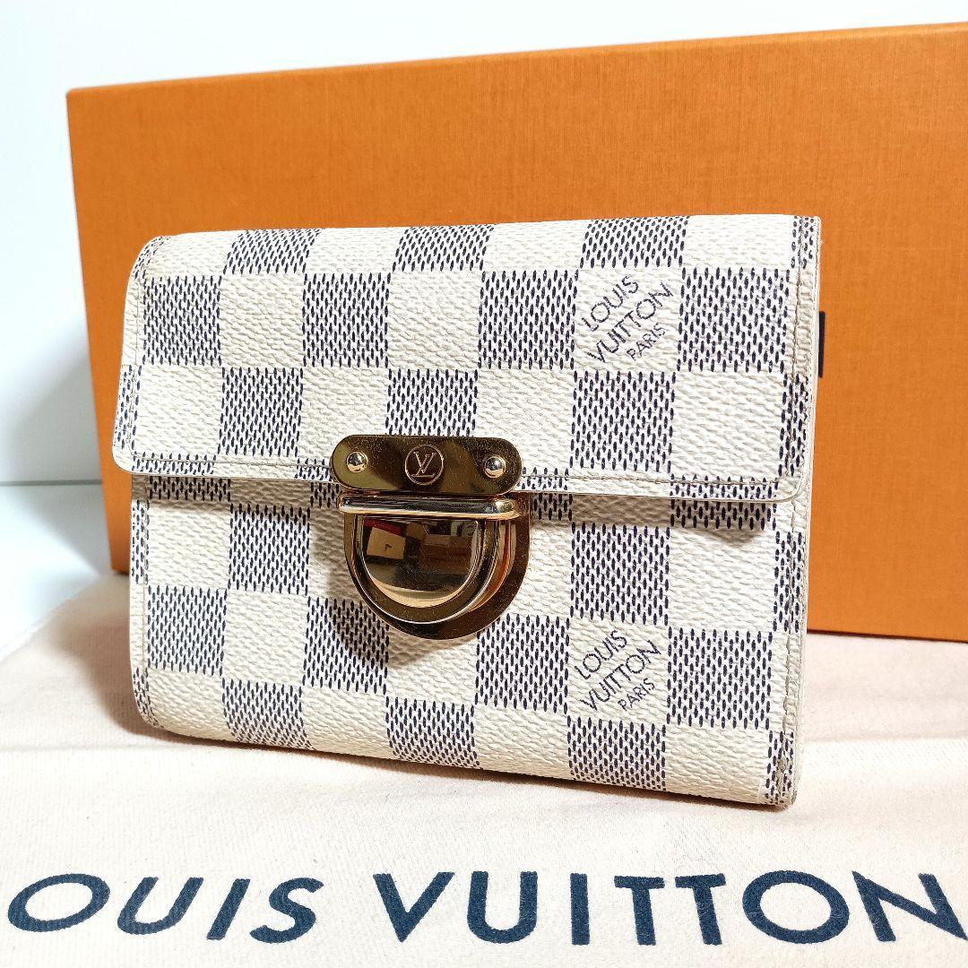 柔らかい 春財布❤ルイ ヴィトン ルイヴィトン 折り財布 N60005 ダミエ