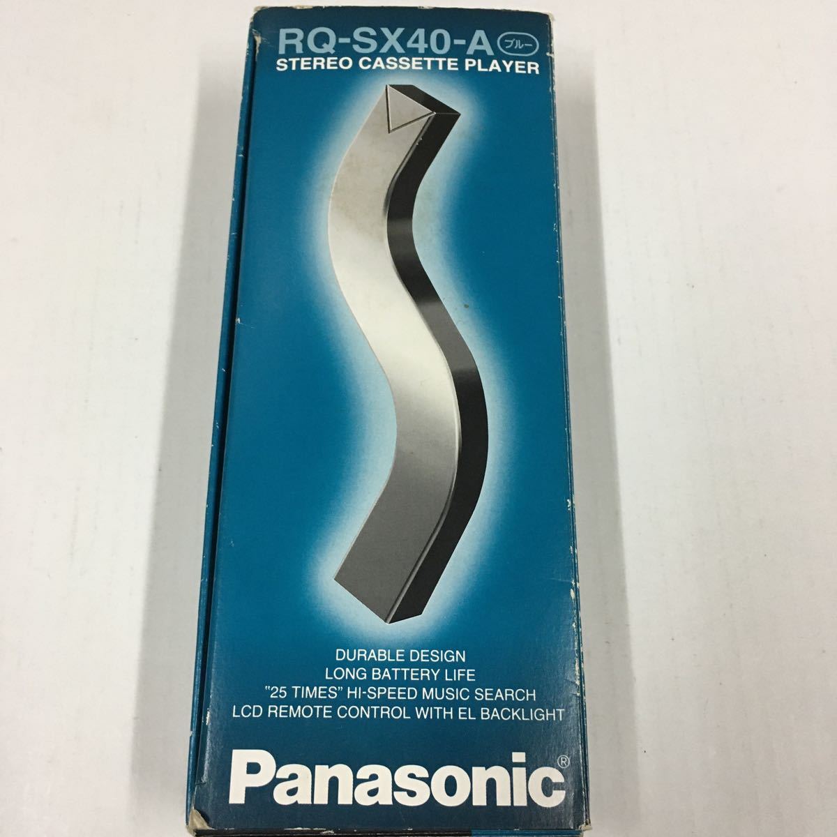 Panasonic RQ-SX4-A カセットプレーヤー ブルー　年代物_画像1