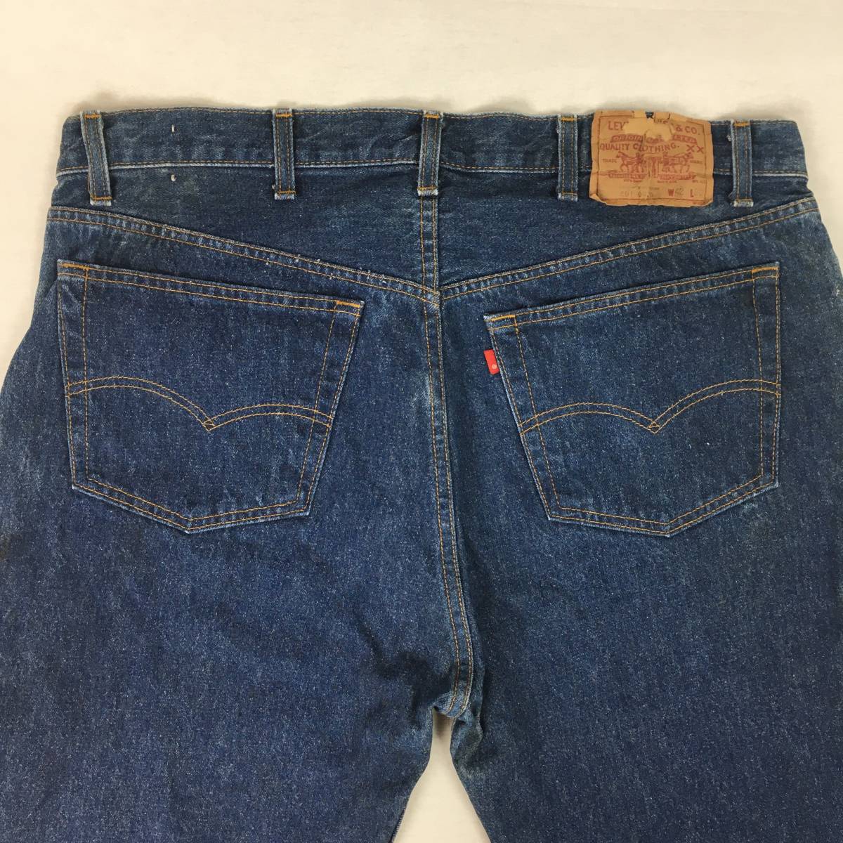 【80s】Levi's リーバイス 501-0000 レギュラー 米国製 86年 デニム ジーンズ W42 L30 刻印515 ボタンフライ サークルRタブ_画像4