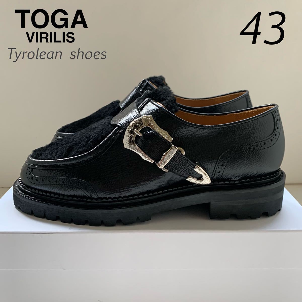 限定版 TOGA 2022AW 新品 VIRILIS 送料無料 希少 28㎝ ブラック 黒