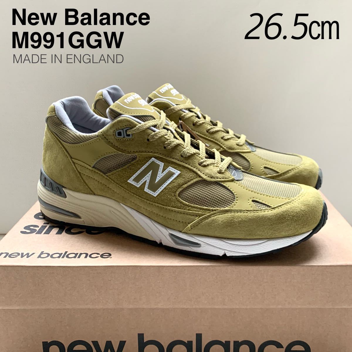 新品英国製ニューバランスNew Balance M991GGW スニーカー26.5