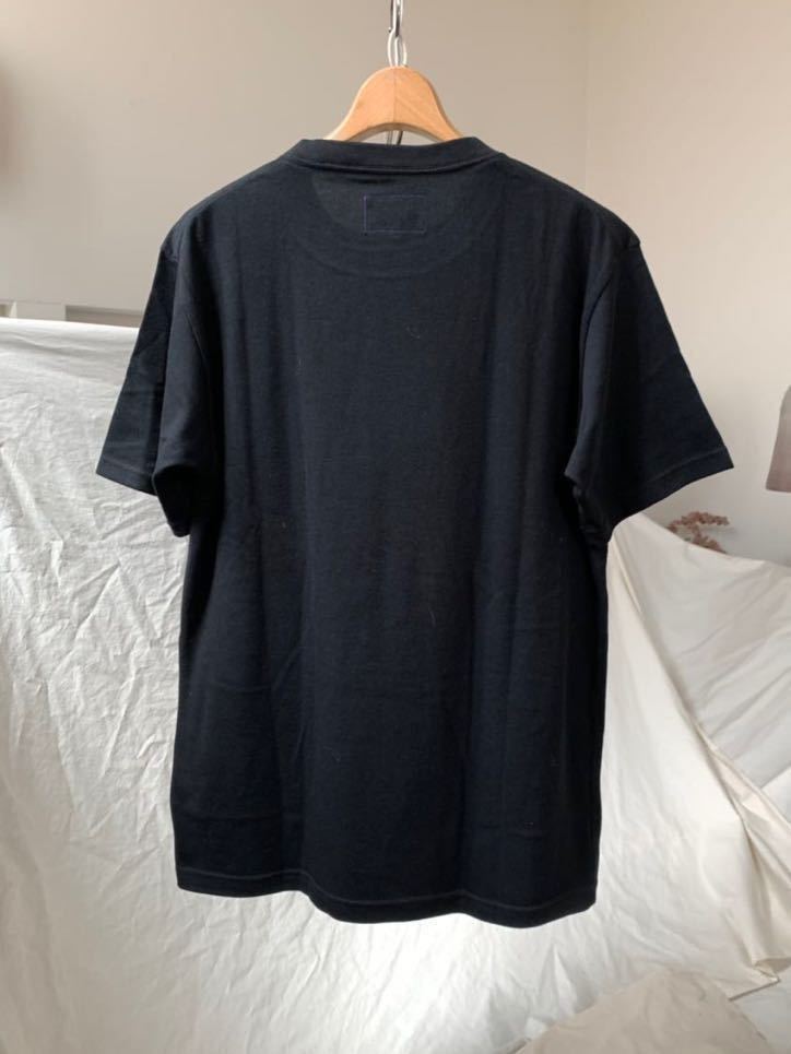 S 新品正規 ノースフェイスパープルレーベル ポケット ロゴ Tシャツ 黒 ブラック THE NORTH FACE メンズ NT3108N 2021SS ナナミカの画像2
