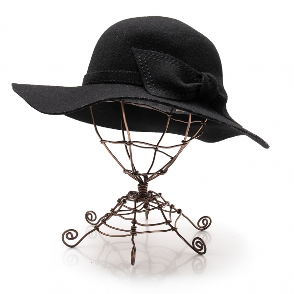 Кашира CA4LA лента Дизайн шерстяная шляпа шляпа черная [дамы]