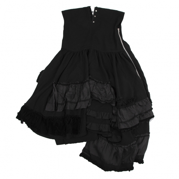 タオ コムデギャルソンtao COMME des GARCONS フリルティアードジップ