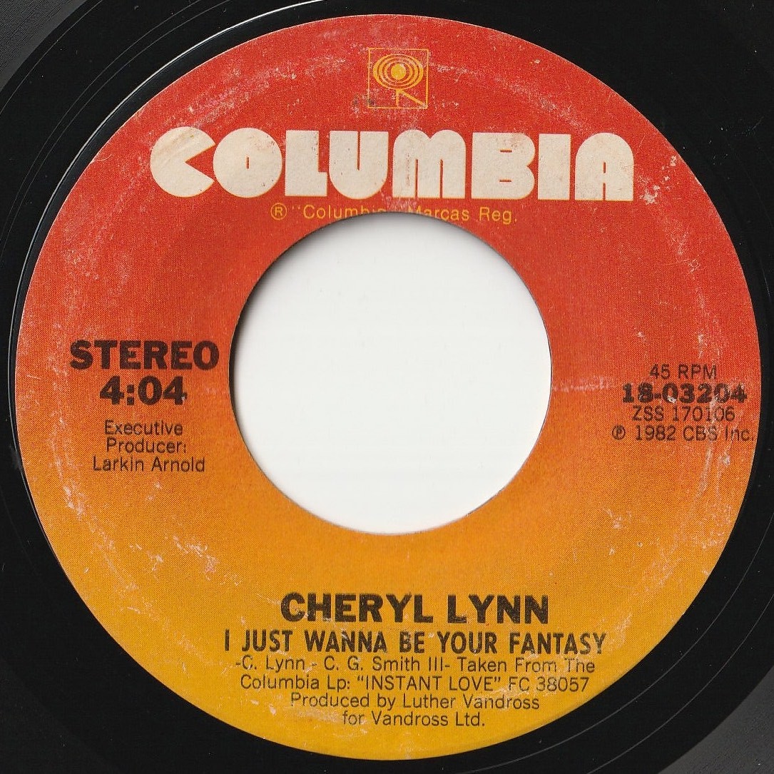 Cheryl Lynn If This World Were Mine / I Just Wanna Be Your Fantasy Columbia US 18-03204 201459 SOUL ソウル レコード 7インチ 45_画像2