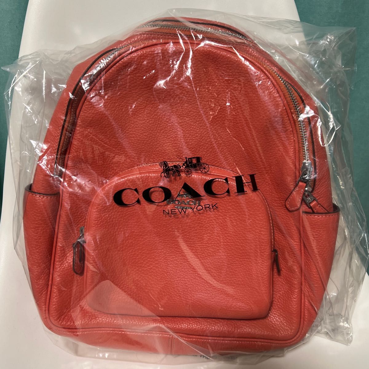 新品未使用 COACHリュック ピンク/オレンジ