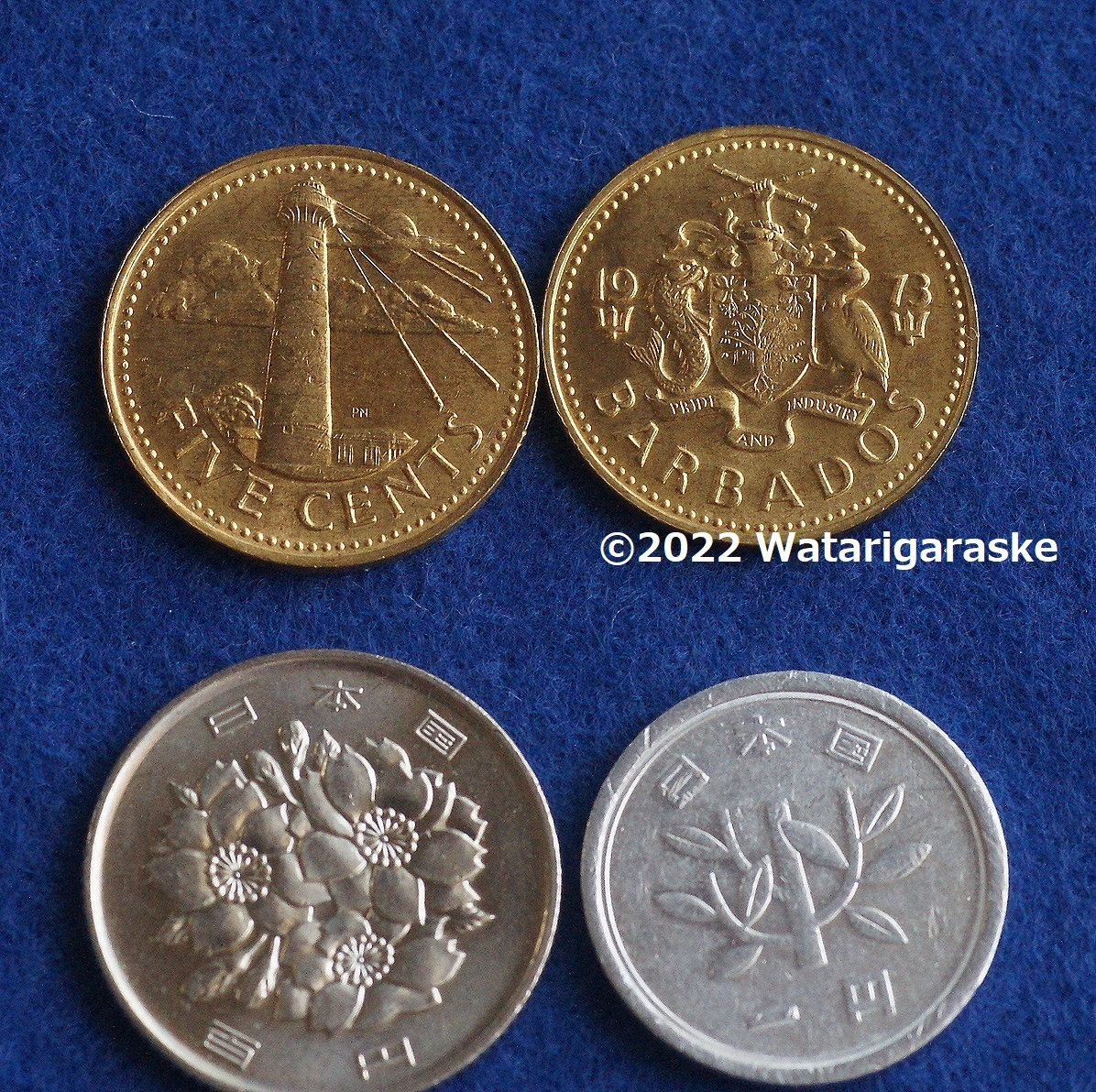 ★未使用1973年★バルバドス・ドル導入初のコインx1枚★灯台のコイン★の画像3
