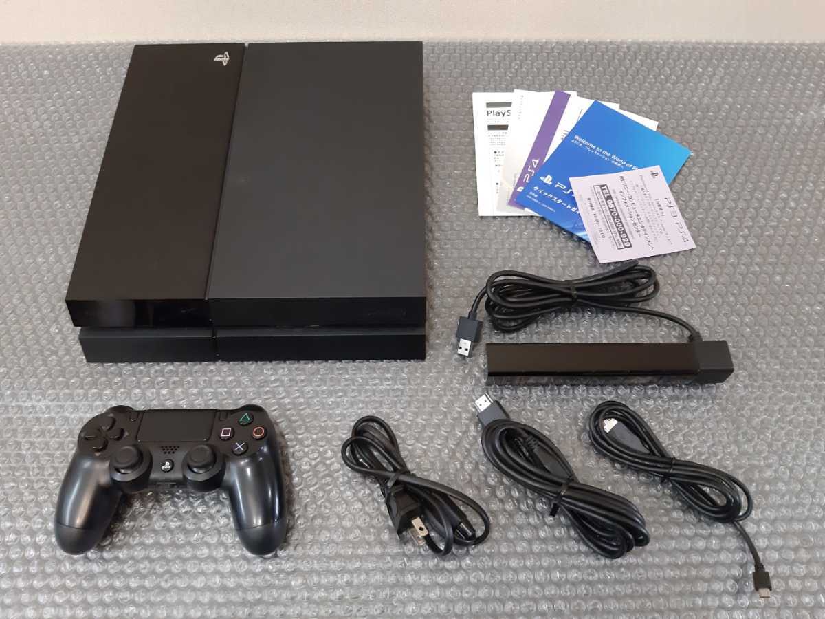 PS4 jet * black 500GB camera including edition CUH-1000A