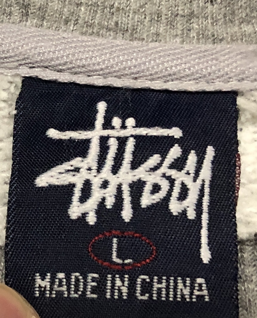 OLDSTUSSY 90 годы Old Stussy 1990 годы тренировочный 90s OLD STUSSY старый бирка темно-синий бирка задний принт Stussy 