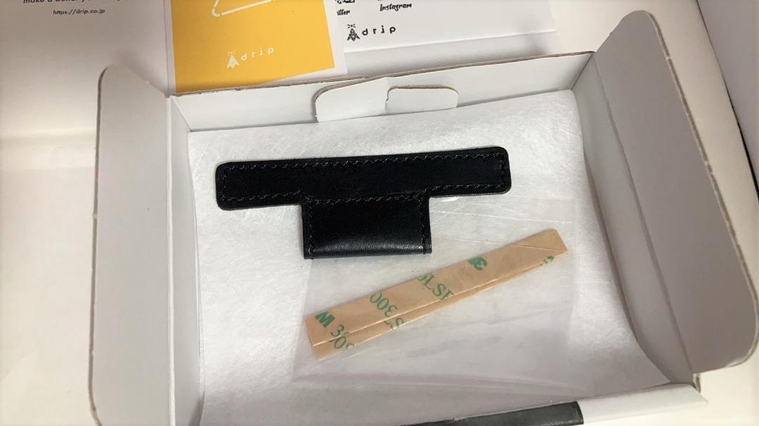 ■希少ブラック/新品未使用♪♪drip Leather Apple Pencil Holder レザーペンシルホルダー