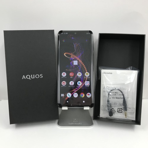 AQUOS R5G SH-51A docomo ブラックレイ SIMフリー 本体 n06705 | www