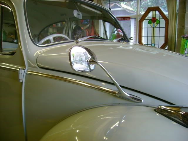  new goods VW air cooling Beetle ALBERT Alba -to type s one neck mirror SLAMMED Karmann-ghia TYPE1 OVAL
