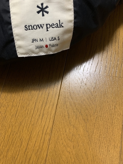 M 19AW snow peak リサイクル ダウンジャケット スノーピーク_画像3