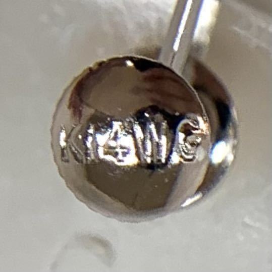 ［K14WGアコヤ本真珠イヤリング］◎重量約1.5g 約7.0mm珠 パール pearl earring pierce アクセサリー accessory 14金 ゴールド gold DC0 jの画像6
