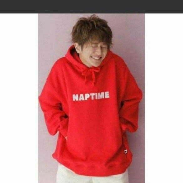 お値下げ致しました☆限定早い者勝ち！プレゼントつき！naptime Nissy 着用 パーカー 新品未使用品☆Sサイズ