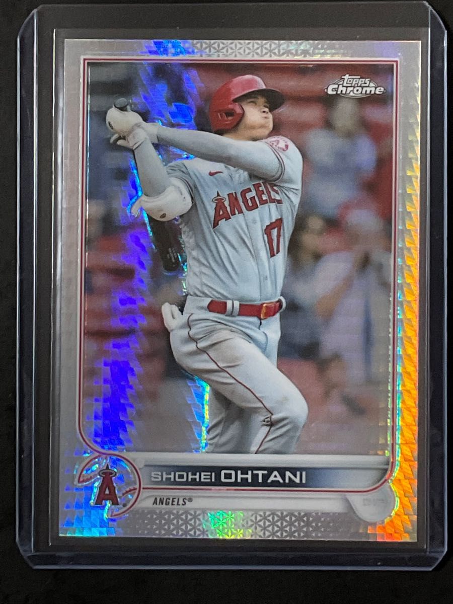 柔らかな質感の topps 大谷翔平 リフラクター 2枚セット エンゼルス