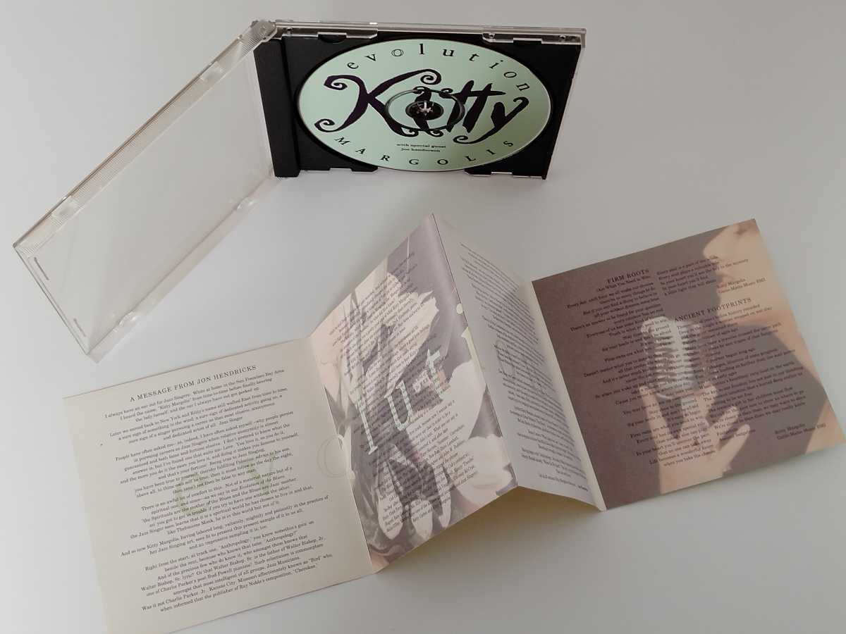 Kitty Margolis / Evolution CD MAD KAT RECORDS MKCD1004 USシンガー,キティ・マーゴリス,94年作品,Joe Henderson,Joyce Cooling参加,_画像4