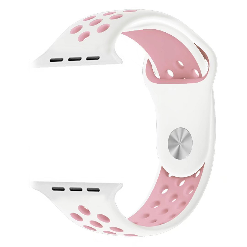 42MM/44MM, white / pink Apple Watch for band silicon made sport Apple watch band Apple Watch Series 6/5/4/3/2/1. correspondence 