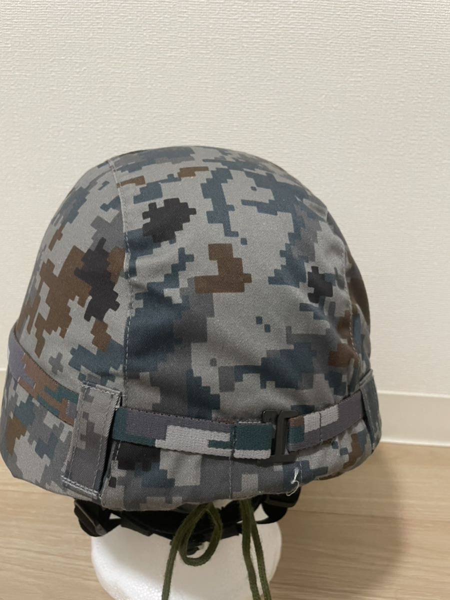 航空自衛隊鉄帽覆い偽装バンドゴム88式鉄帽 レプリカ の画像3