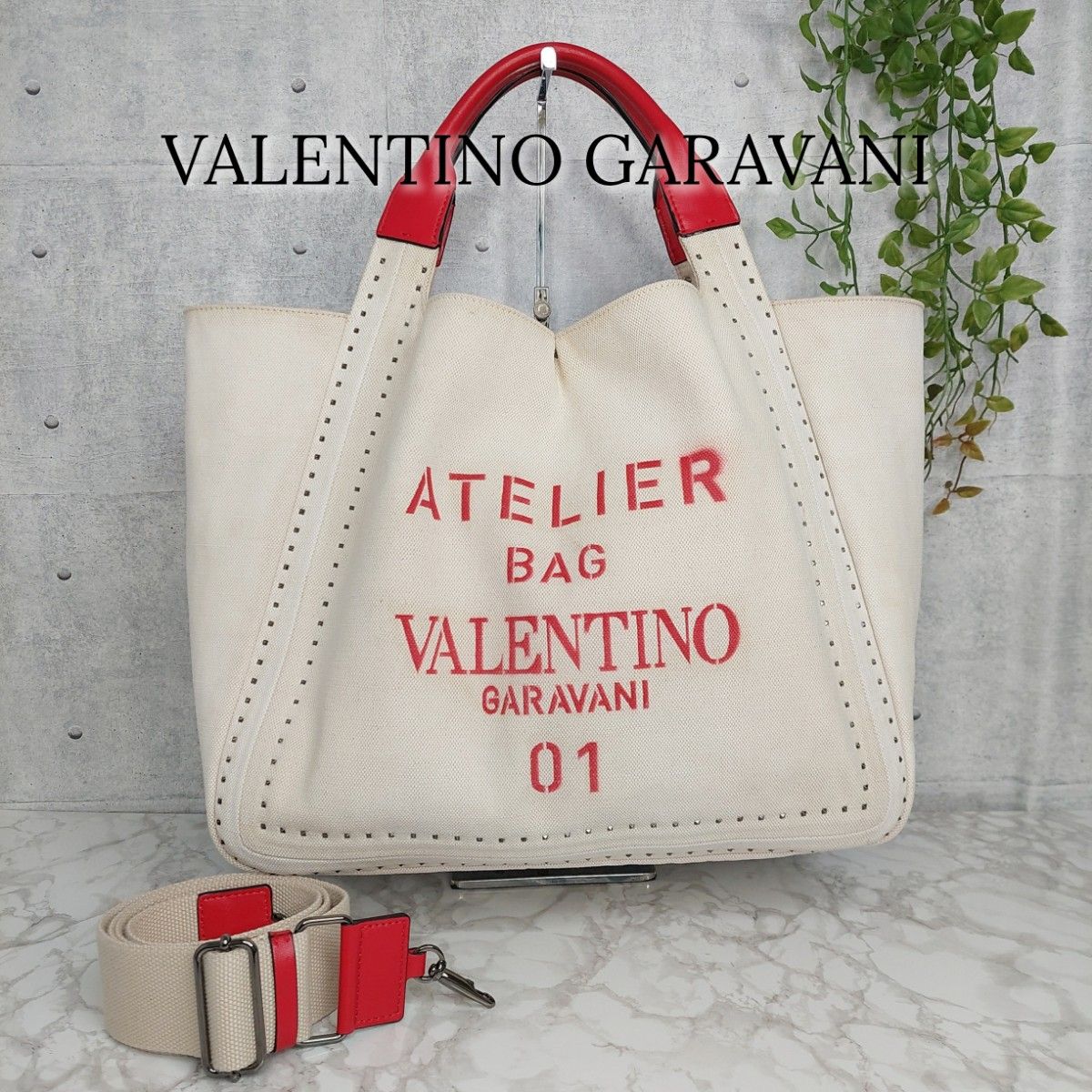 VALENTINO GARAVANI ヴァレンティノ アトリエ トートバッグ ショルダー