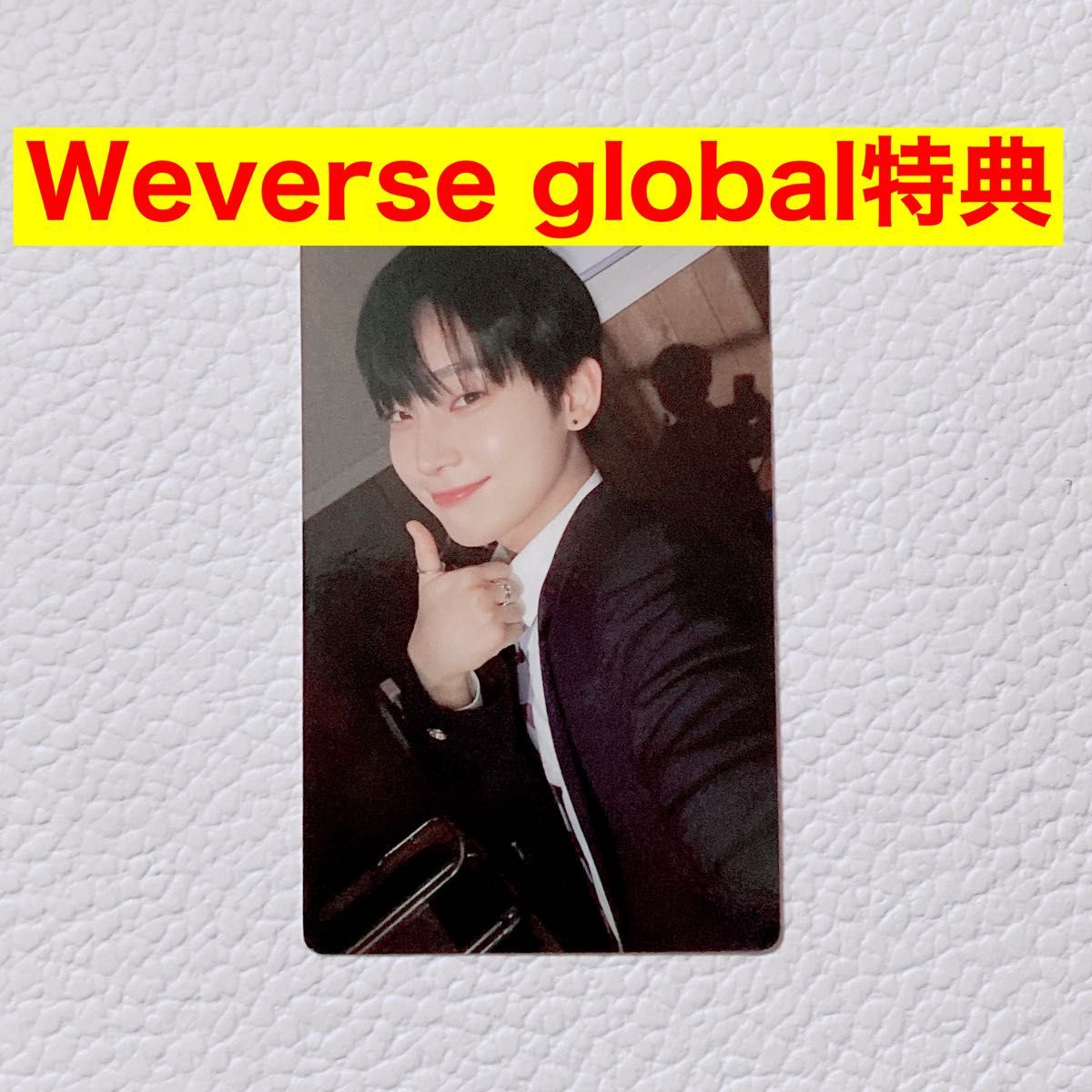 ENHYPEN ソヌ MANIFESTO day1 weverse global 予約特典　制服トレカ