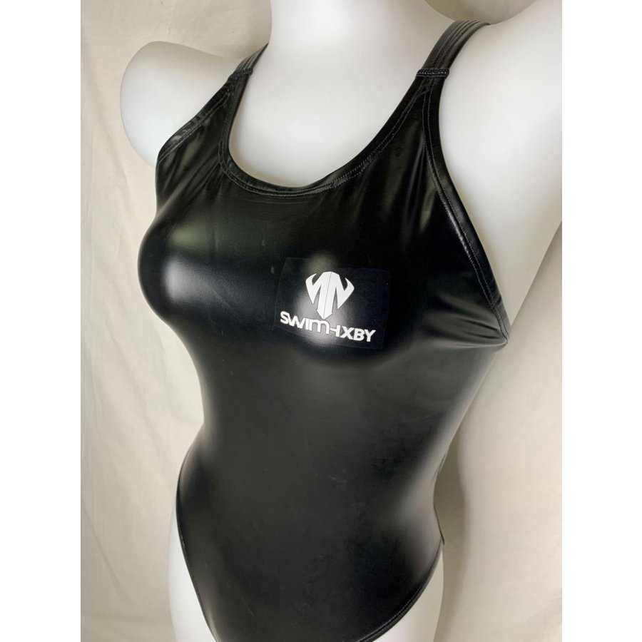 新品・2XL（3L）SWIMHXBY…女子競泳水着（エナメルウォーターポロ）ベーシックタイプ
