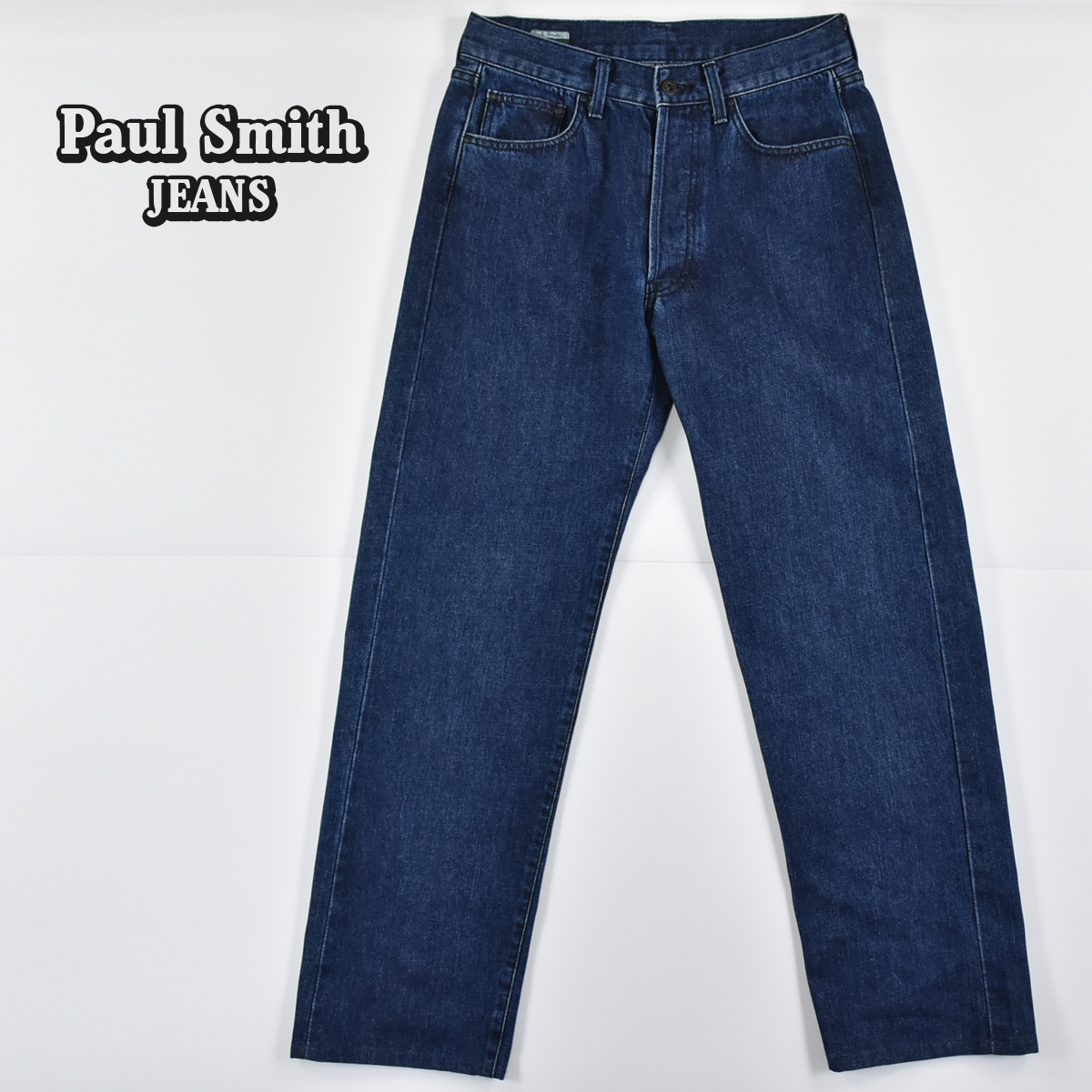 Paul Smith JEANS ポールスミス ジーンズ 日本製 ボタンフライ デニム ジーンズ パンツ インディゴ メンズ 31