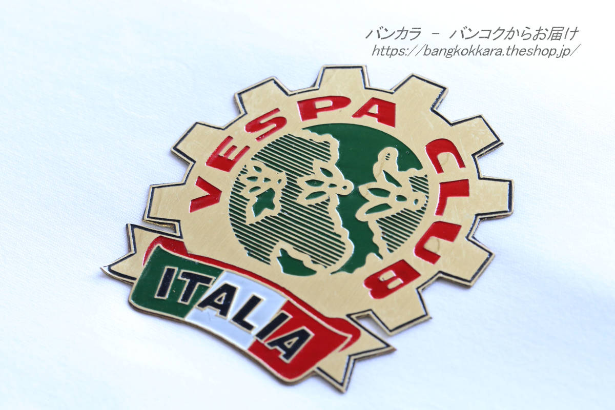 「VESPA CLUB ITALIA　スティール・ロゴ　社外品」_画像2