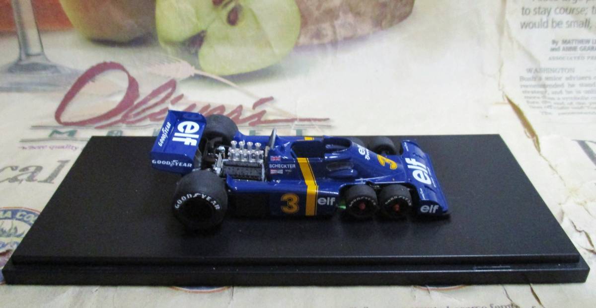 ★激レア絶版*Tameo完成品*1/43*1/43*Tyrrell Ford P34 6 Wheel #3 1976 Swedish GP*Jody Scheckter_画像6