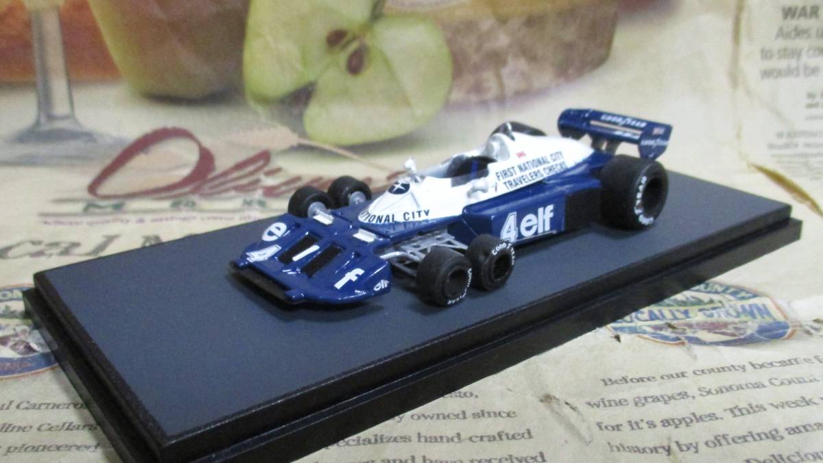 ☆超レア絶版*BBR完成品*1/43*1977 Tyrrell Ford P34/2 #4 1977 Japan
