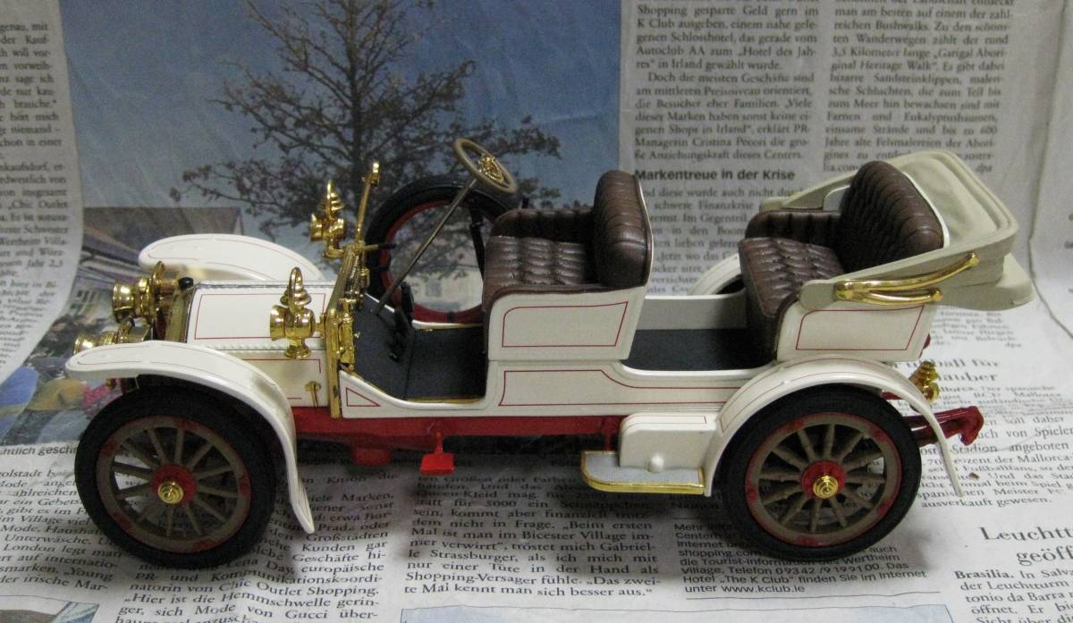 ★絶版★フランクリンミント*1/24*1904 Mercedes Simplex アイボリー*ベンツ_画像5