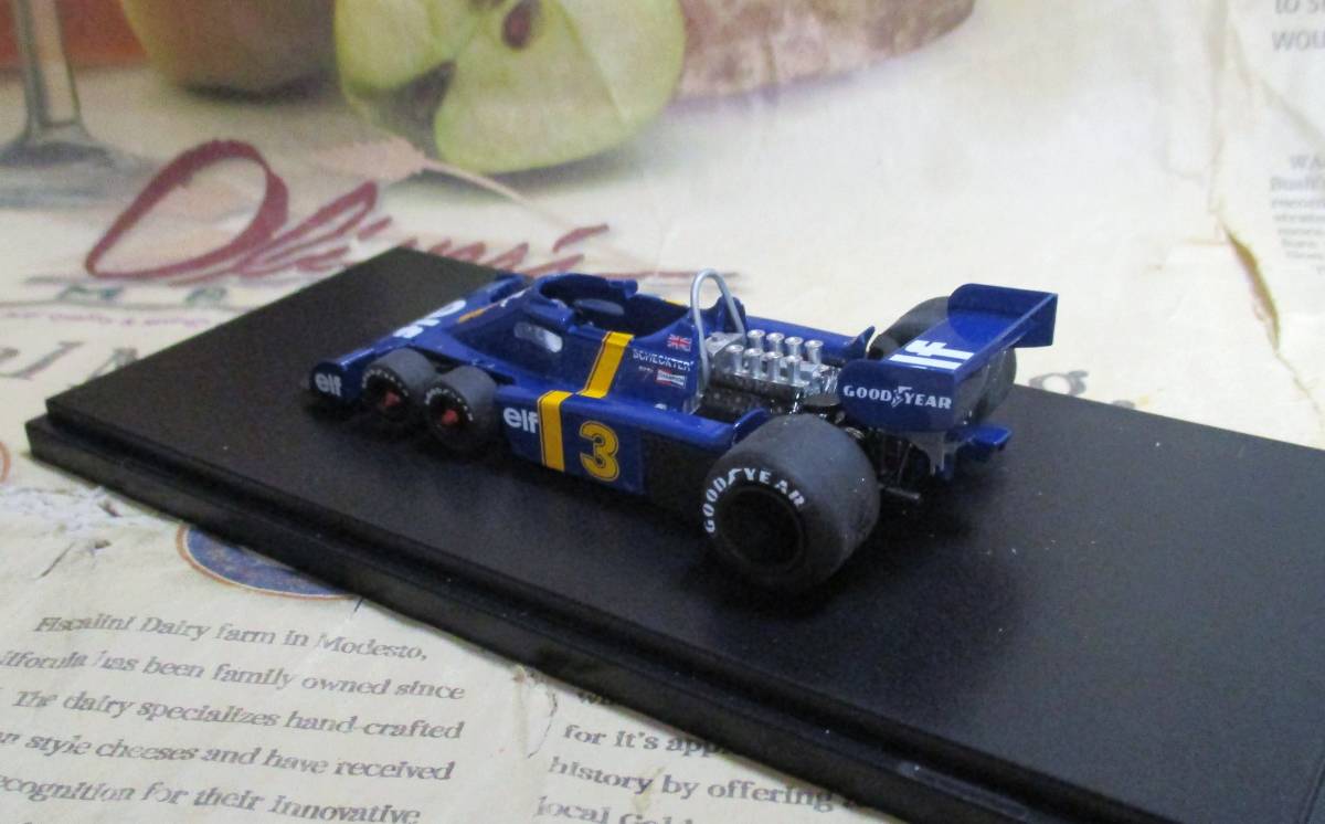 * ultra rare out of print *Tameo final product *1/43*1/43*Tyrrell Ford P34 6 Wheel #3 1976 Swedish GP*Jody Scheckter