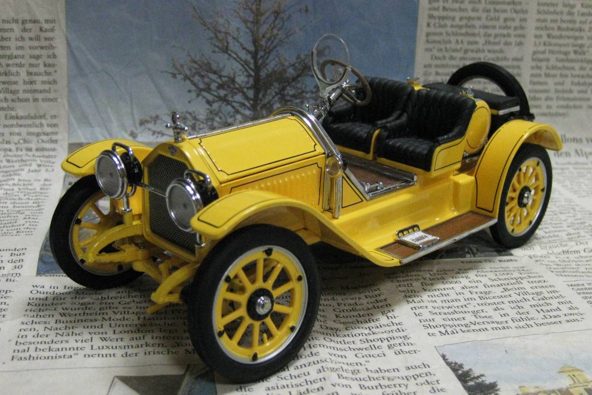★激レア絶版*フランクリンミント*1/24*1915 Stutz Bearcat Roadster イエロー