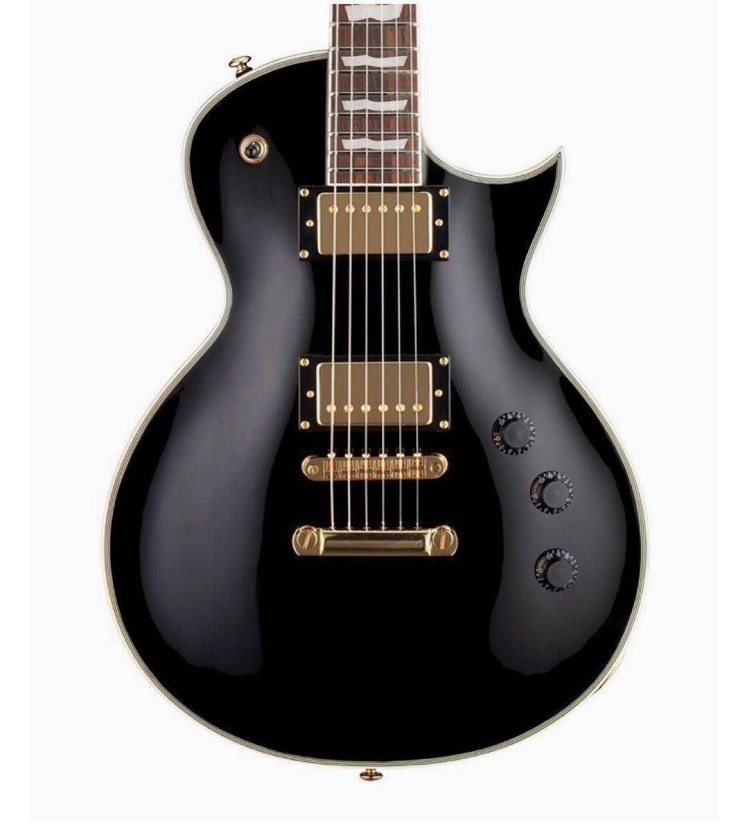 新品 ESP LTD EC-256 Electric Guitar Black ブラック ゴールドパーツ レスポール エレキギター