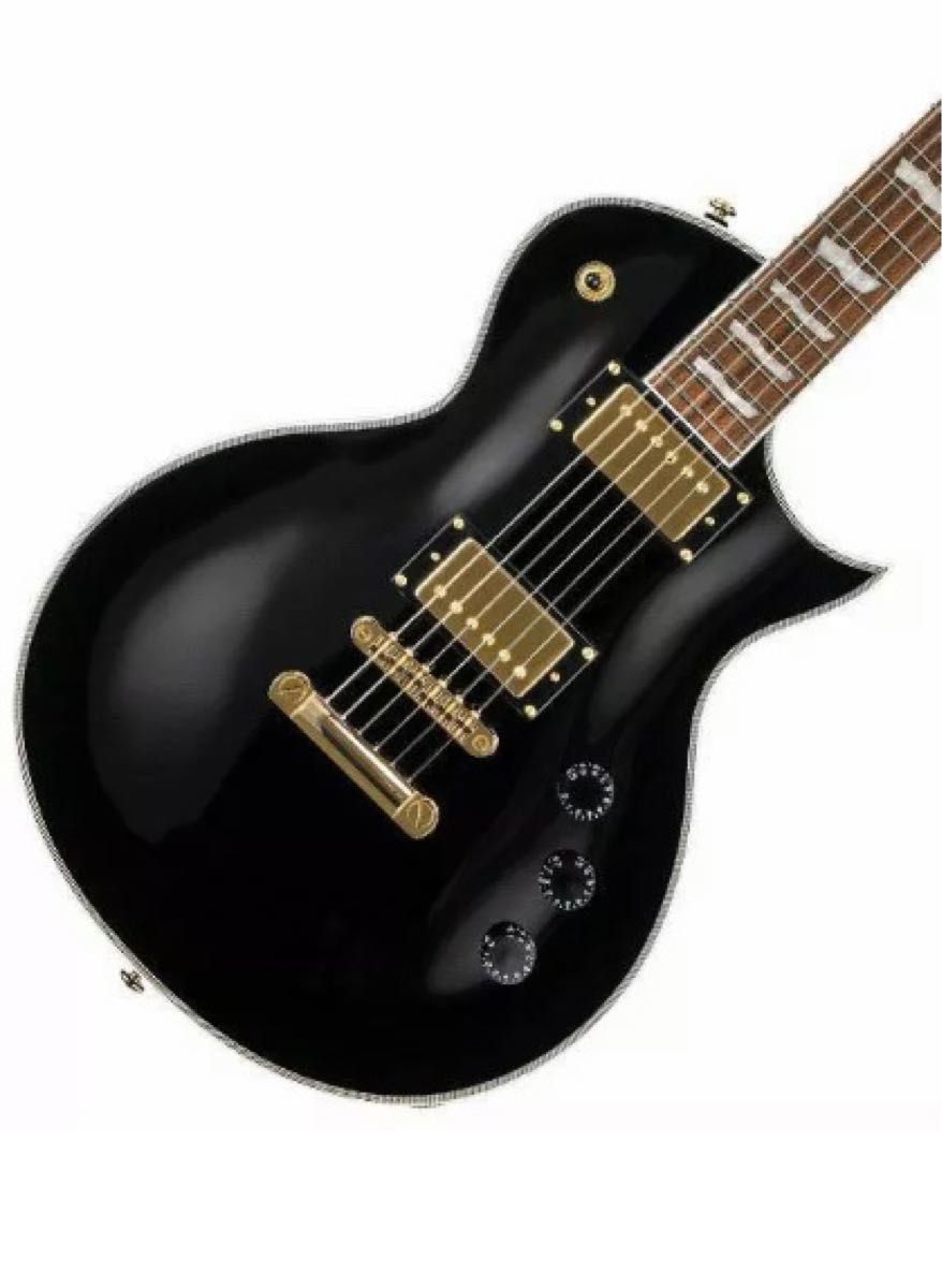 新品 ESP LTD EC-256 Black ブラック ゴールド レスポール-