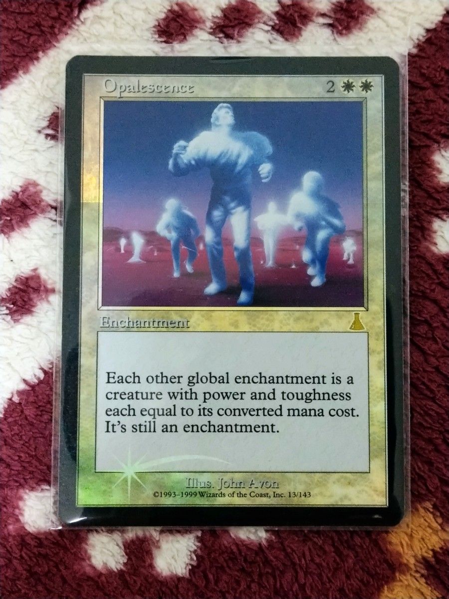 【匿名配送】MTG英語版Foil「オパール色の輝き」 MTG オパール色の輝き/foil 英語版