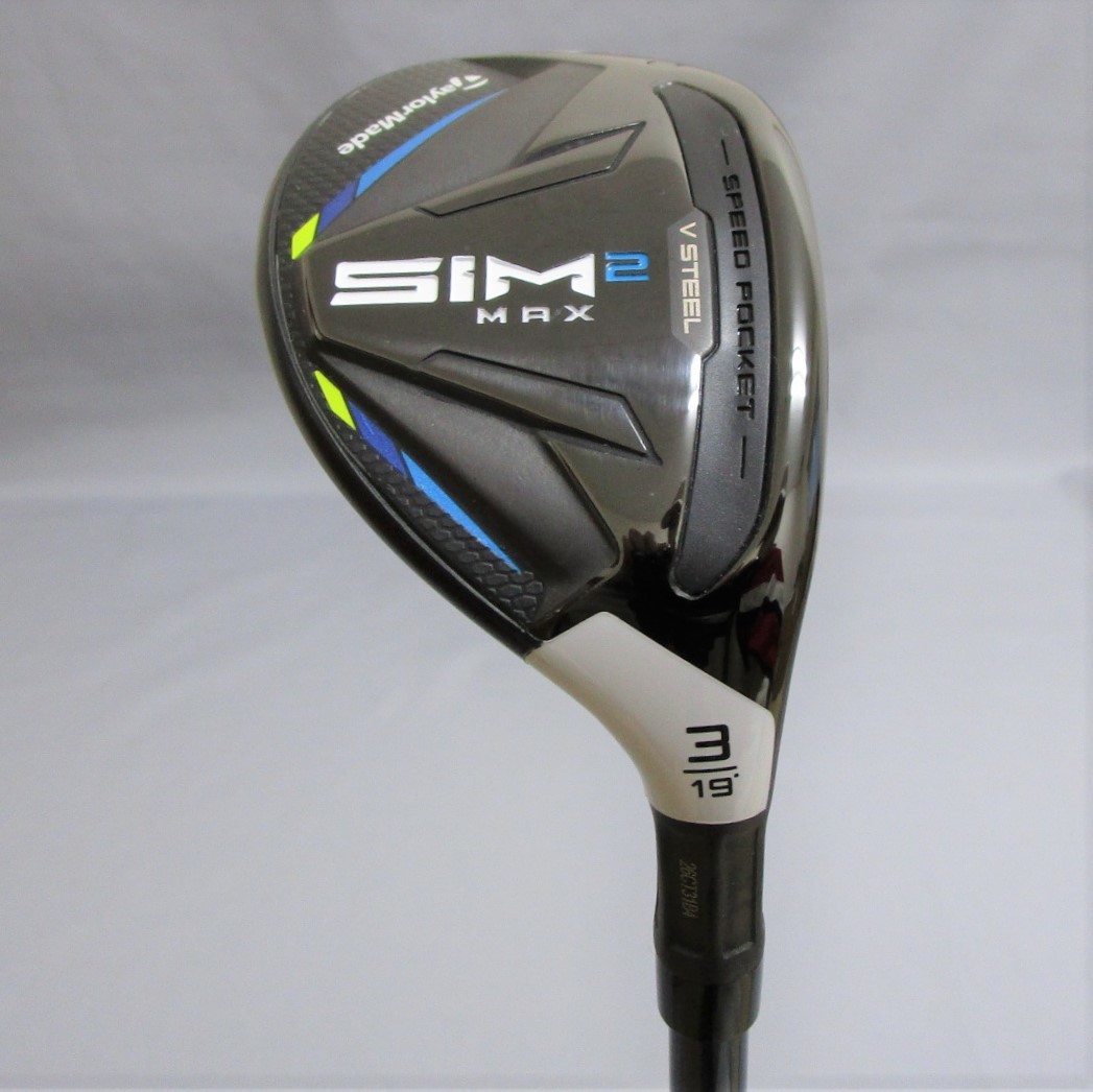 訳あり③ Taylor Made SIM2 MAX レスキュー #3 S ベンタス ブルー US仕様 2021年 テーラーメイド シム マックス ハイブリッド Fujikura の画像1