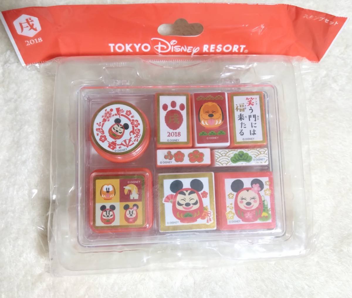 東京ディズニーリゾート TDR スタンプセット 16th ストラップ コイン型ライト ファッション用グラス サングラス チップとデール 新品未使用_画像4