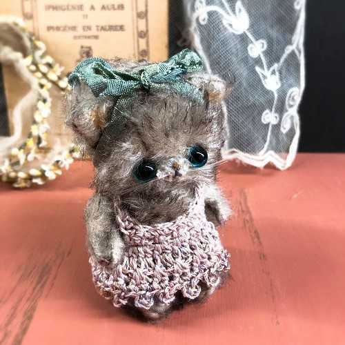 期間限定30%OFF! テディベア☆作家☆加茂美智子様☆ひつじさん☆一点