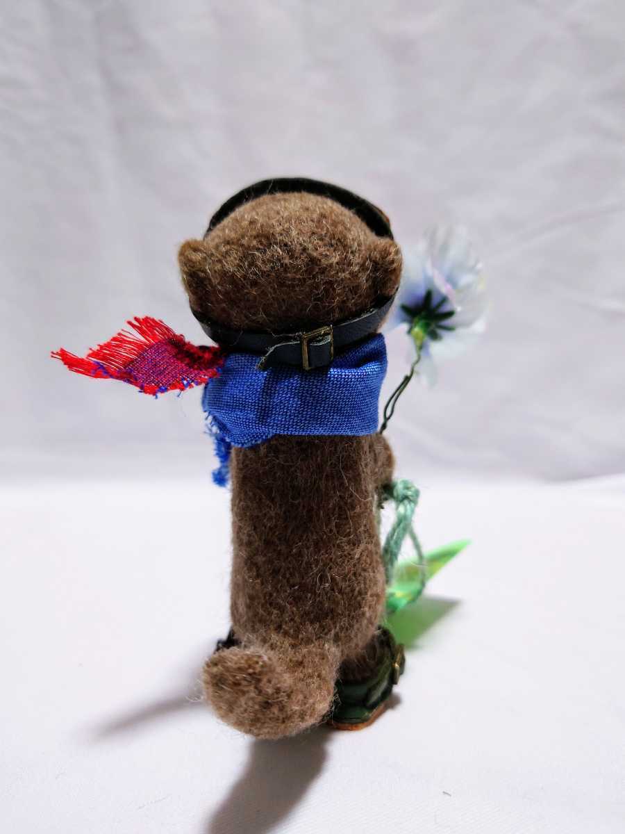  новый товар *MOFFU. sama *...ka wow so san ручная работа шерстяной войлок teddybear кукла мягкая игрушка 