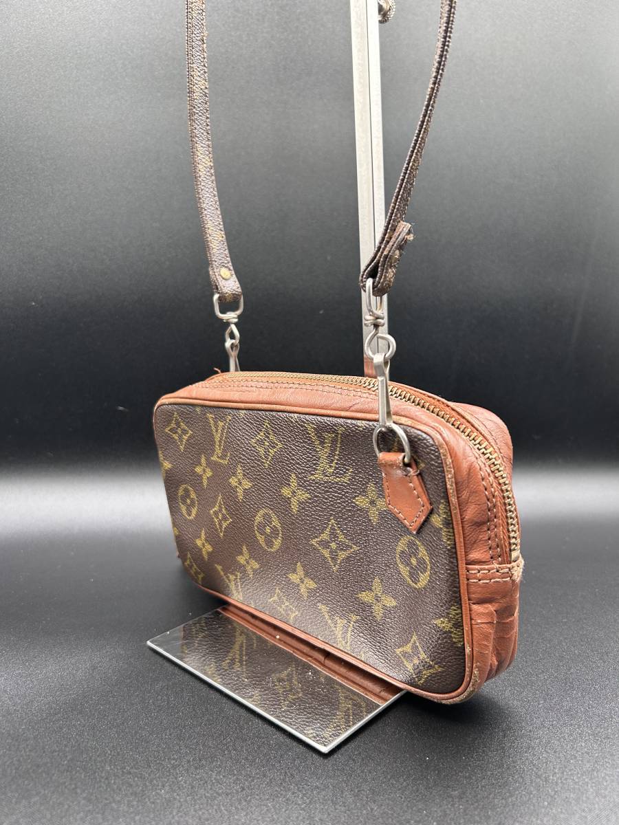 美品) ルイヴィトン モノグラム マルリーバンドリエール ショルダー ...
