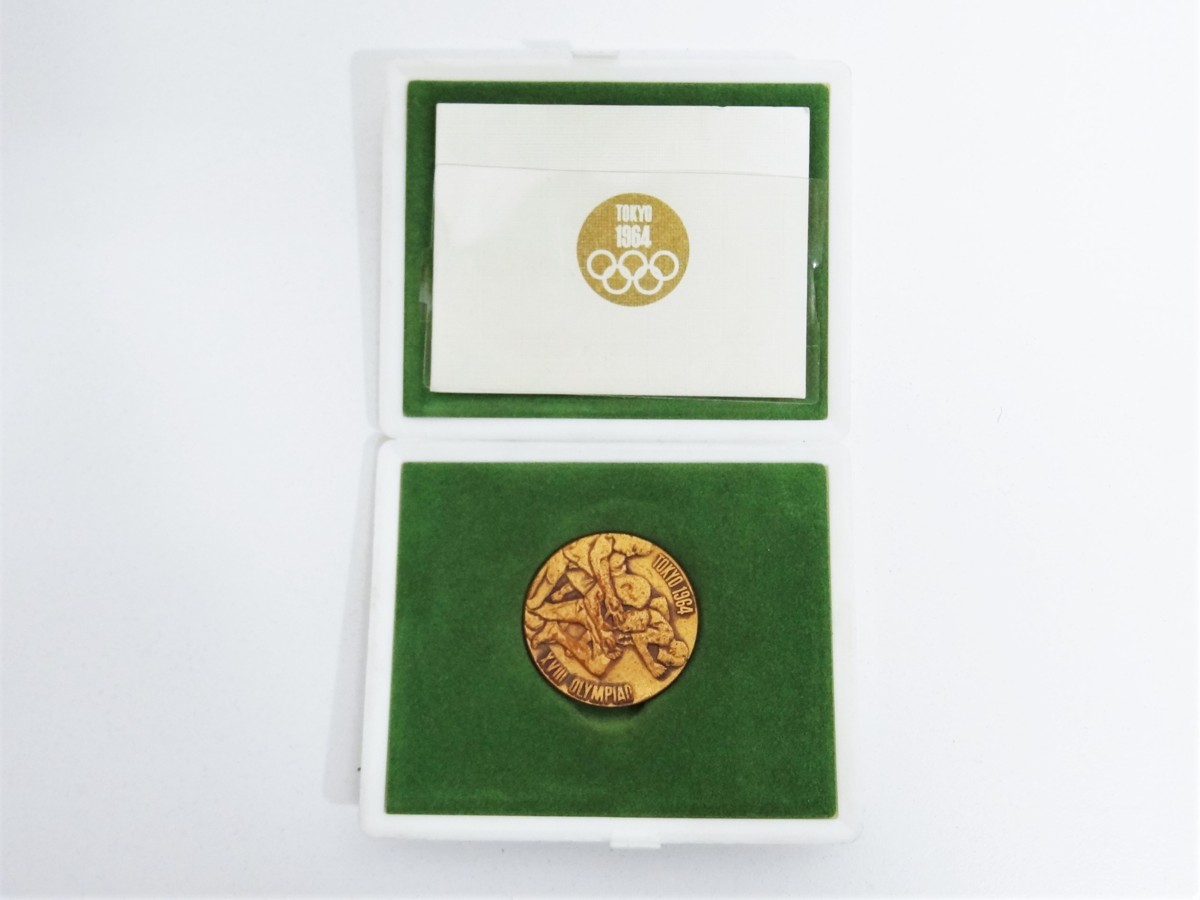 1964年 東京オリンピック 記念メダル 銅メダル 直径約30mm 重量約15.2g ○P_画像1