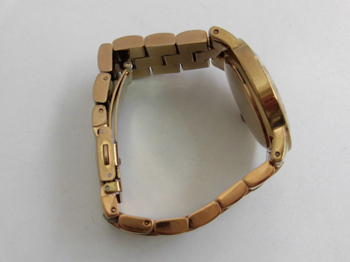 MARC BY MARC JACOBS Mark by Mark Jacobs lady's quartz wristwatch operation goods pink gold original belt MBM3216 *P