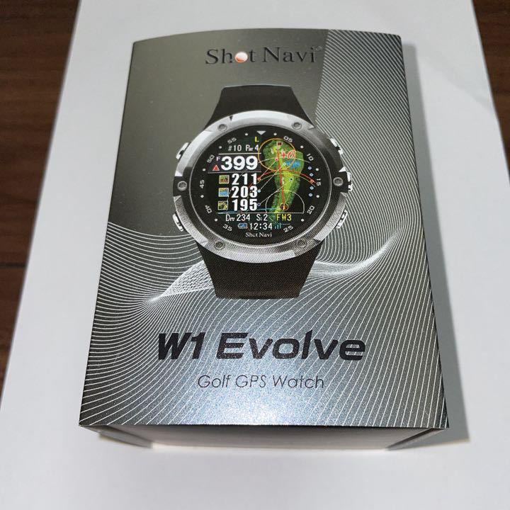 2021春の新作 新品 ショットナビ Evolve W1 距離 ブラック GPS Evolve