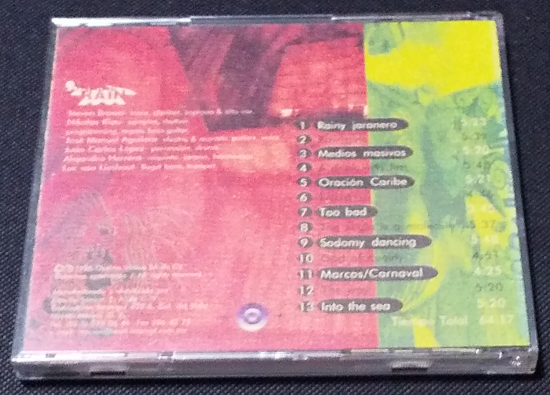 Nine Rain - Nine Rain Mexico盤 Ori. CD Opcin Snica - OPCD34 1996年 Tuxedomoon, Blaine L. Reininger, Winston Tong, Steven Brown_画像2